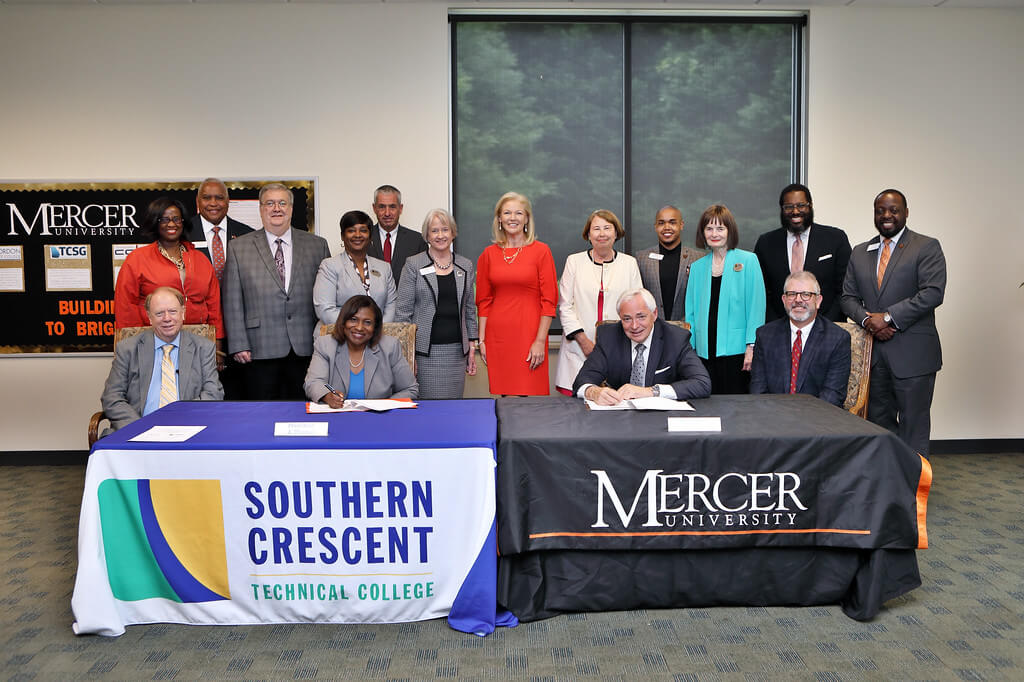 Mercer University, Southern Crescent Technical College  Sign New Transfer Articulation Agreement